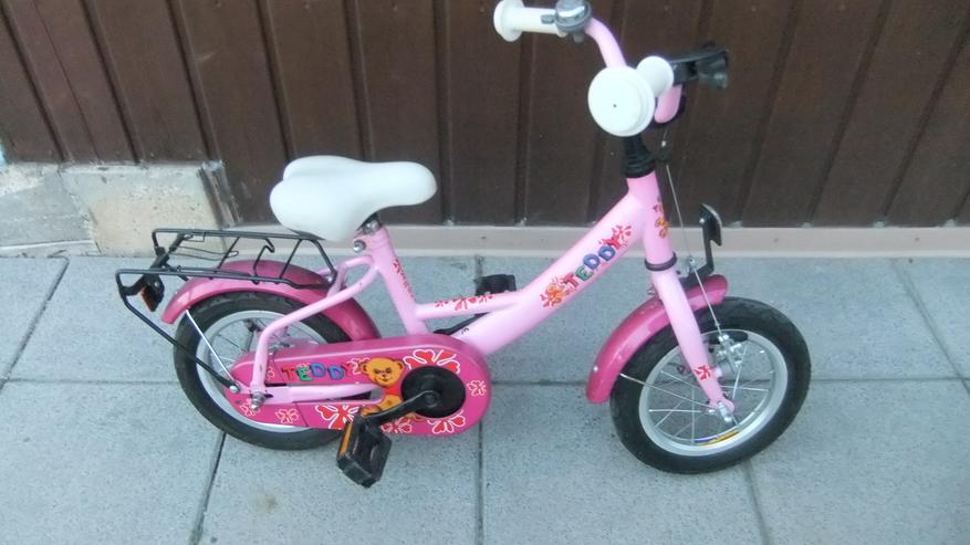 Kinderfahrrad 12 Zoll von Teddy in rosa Versand auch möglich - Kinderfahrräder - Bild 1
