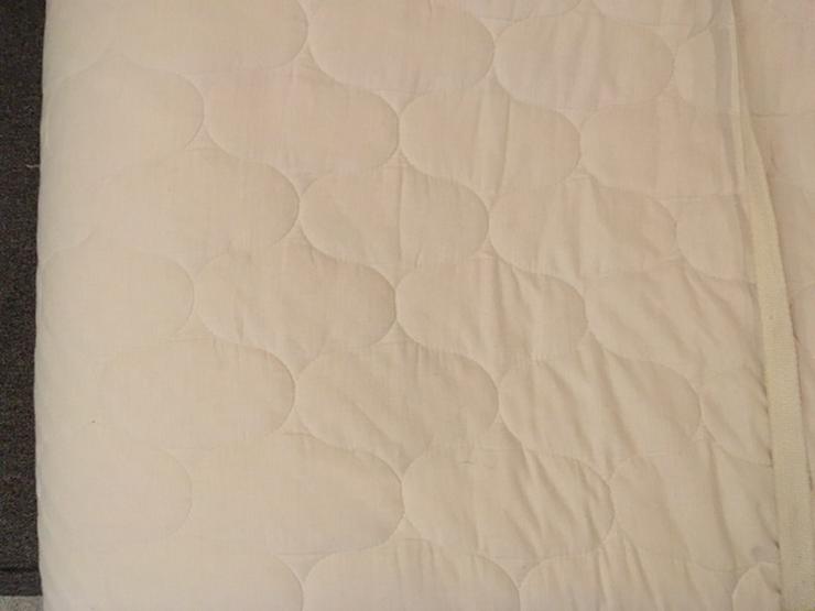 Bild 6: Matratzen-Topper wie neu, weiß, Bezug waschbar 200x140 cm