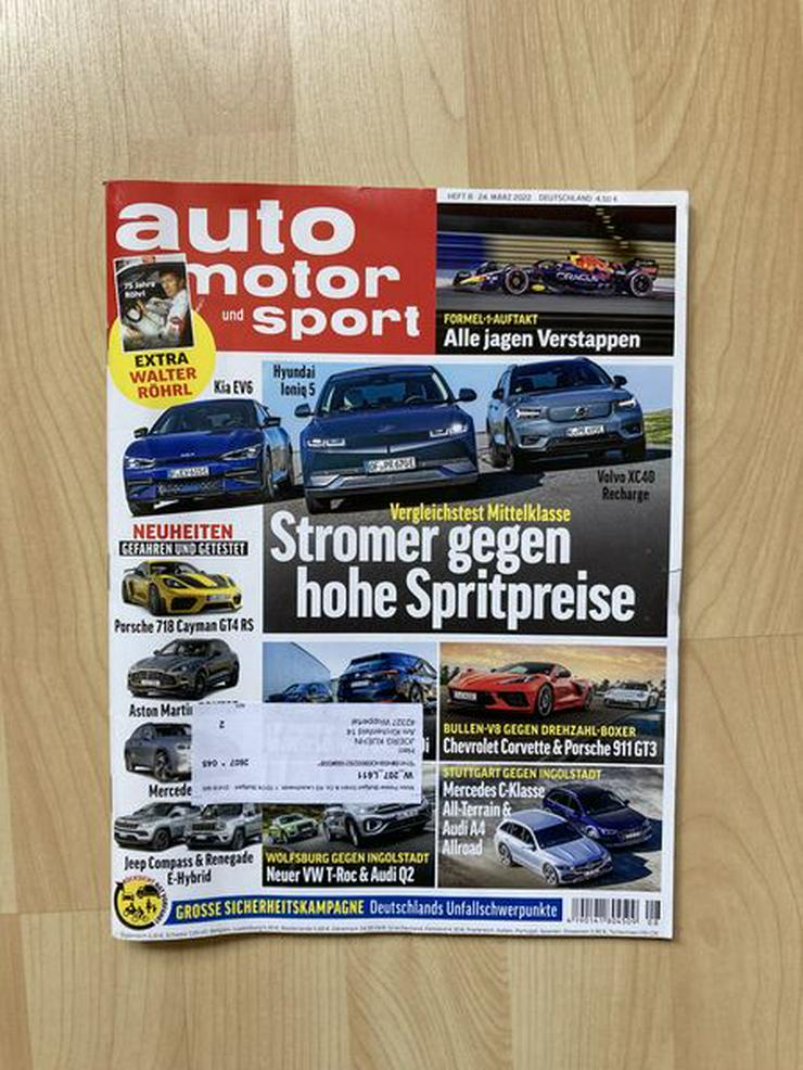 UNGELESEN Auto Motor und Sport Heft 8 v. 24.03.2022 - Zeitschriften & Zeitungen - Bild 1