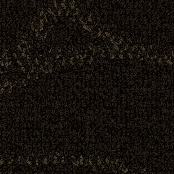 Bild 6: Braune Interface Teppichfliesen mit einem lustigen Muster