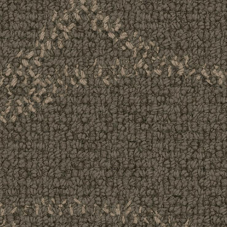 Bild 2: Braune Interface Teppichfliesen mit einem lustigen Muster
