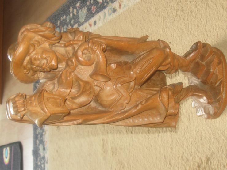Nachtwächter, geschnitzte Holzfigur - Figuren - Bild 2