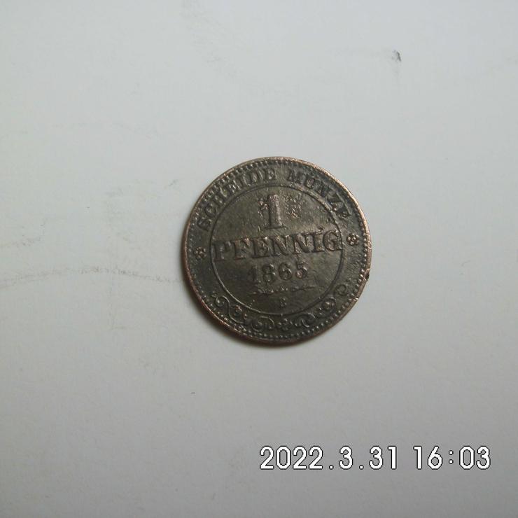 1 Pfennig Sachsen 1868 - Europa (kein Euro) - Bild 2
