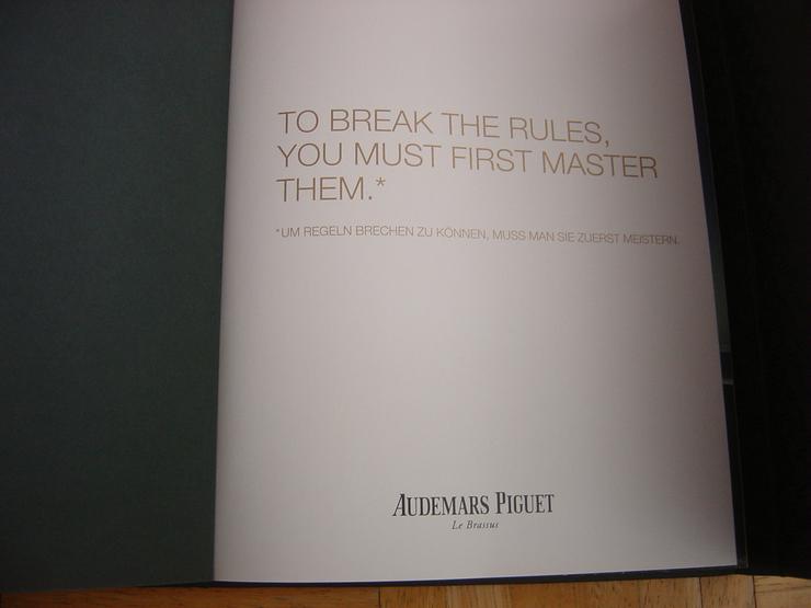 Buch Livre Book Audemars Piguet Le Brassus Uhren Sammlung 2012/2013 Deutsch - Herren Armbanduhren - Bild 9