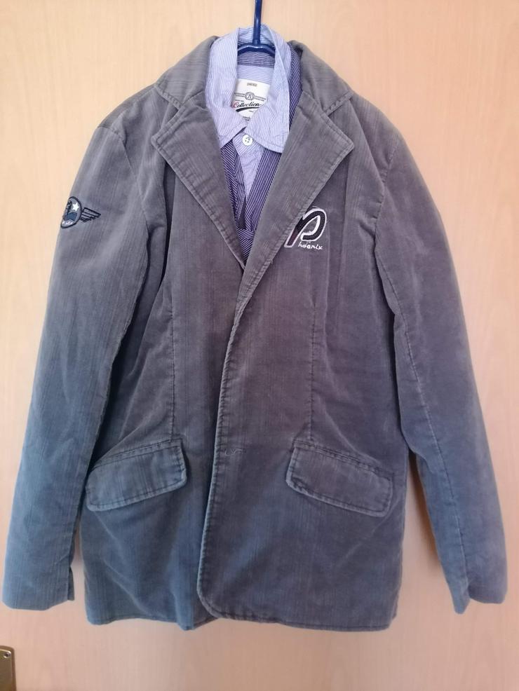 Anzug komplett mit Jacke, Hose, Hemd und Krawatte, Gr.152 - Größen 146-158 - Bild 4