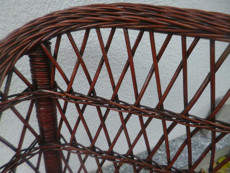 Korbsessel mittelbraun für außen und innen - Stühle - Bild 3