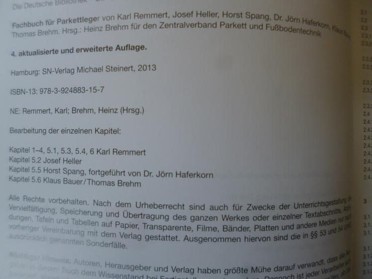 Fachbuch "Parkettleger" - Schule - Bild 2