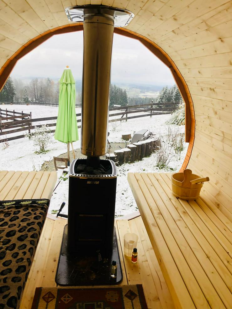 Garten-Fass-Sauna mit Panorama-Glas Top Qualität - Weitere - Bild 9