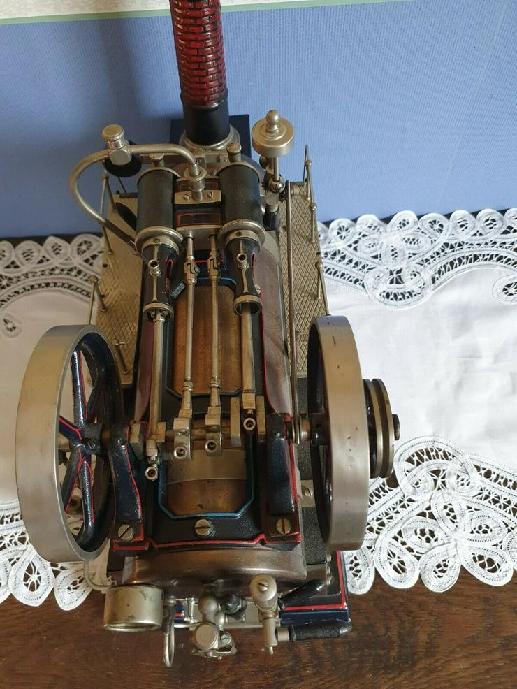 Große Doll 2 Zylinder Lokomobile Dampfmaschine - Weitere - Bild 3