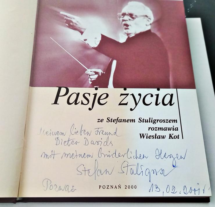Bild 2:  Pasje zycia | Buch mit persönlicher Widmung des Autors