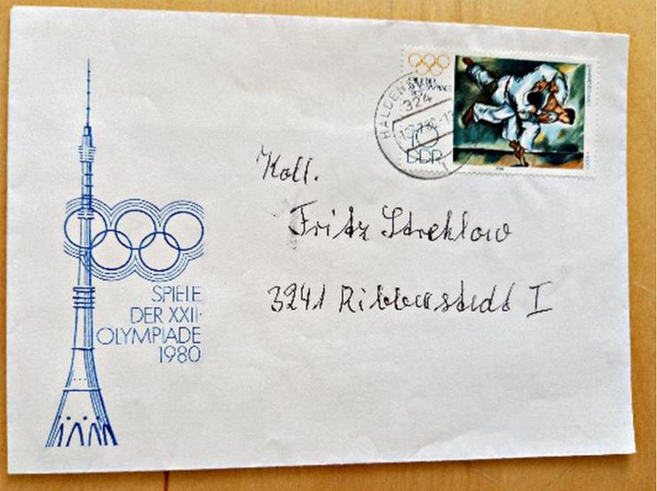 Bild 5:  10 Ersttagsbriefe der DDR | Olympiade & Olympische Winterspiele