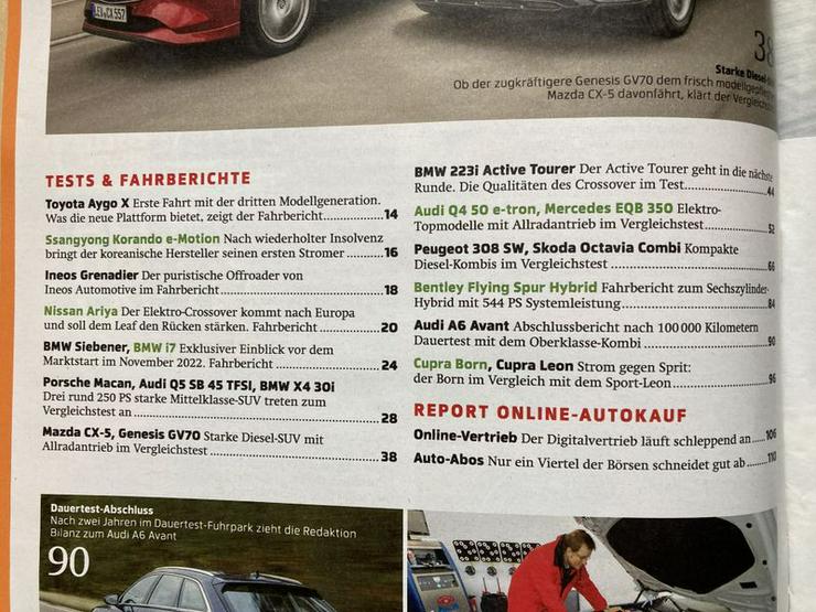 Bild 3: UNGELESEN Auto Motor und Sport Heft 9 v. 07.04.2022 + Beilage