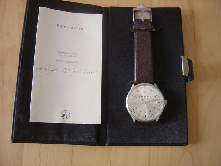 BERGMANN Uhr 1957 Braun Reptil NEU ungetragen - Herren Armbanduhren - Bild 7