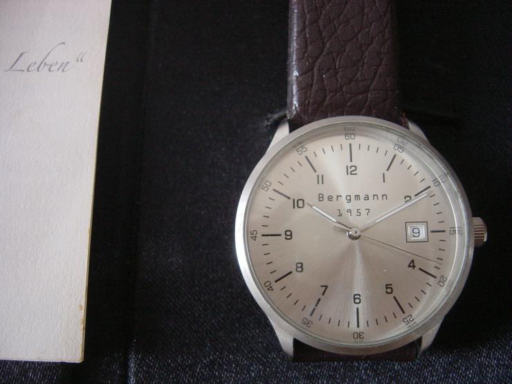 BERGMANN Uhr 1957 Braun Reptil NEU ungetragen - Herren Armbanduhren - Bild 2