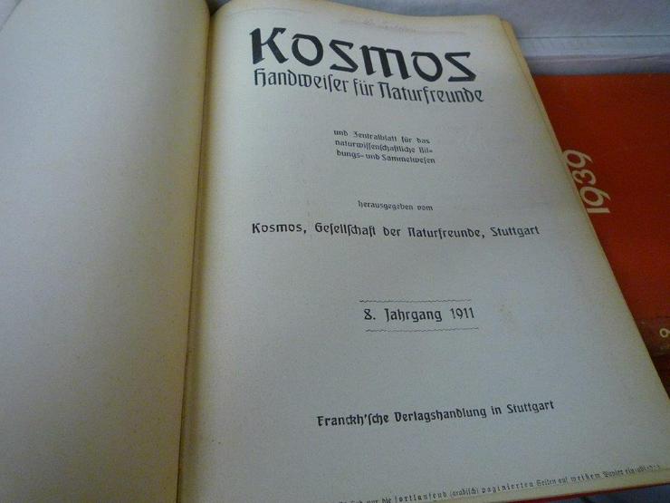 Bild 4: antike KOSMOS Zeitschrift 1911-1957