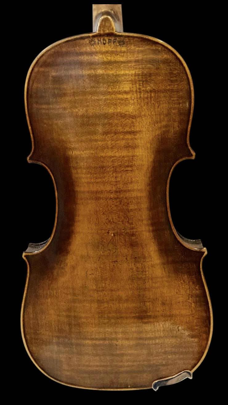 Bild 1: Antike sächsische Hopf Geige in 4/4 Grösse