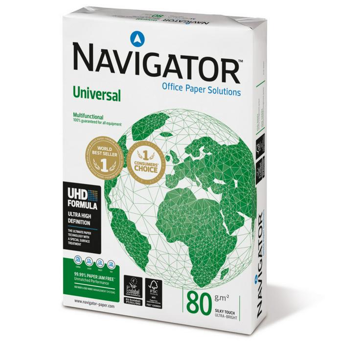 Papier, A4, Navigator Universal, 80g, 500 Blatt