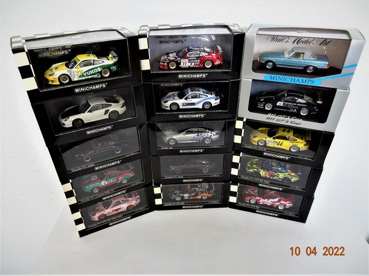 Bild 1: Minichamps Sammlung überwiegend  Porsche DTM ,  1:43, OVP