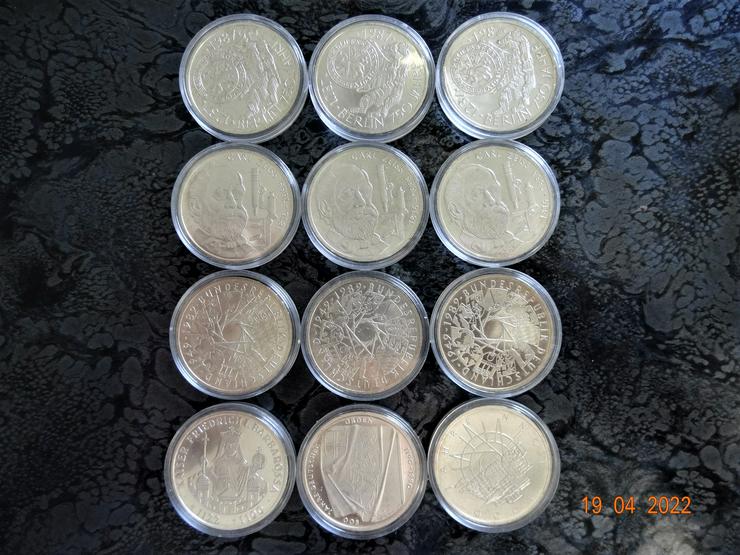 10 DM Münzen Sammlung ( Konvolut 41 Stck ) in Kapsel  - Weitere - Bild 3