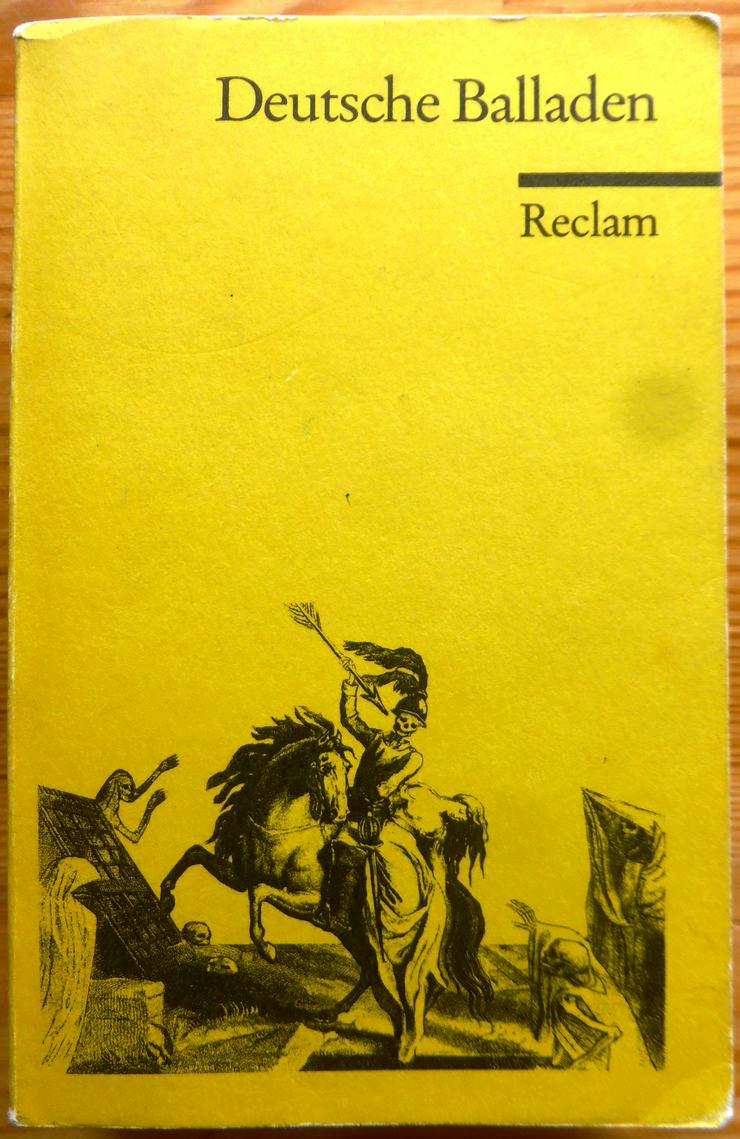 Reclam, Deutsche Balladen, Band Nr. 8501 Universal-Bibliothek	