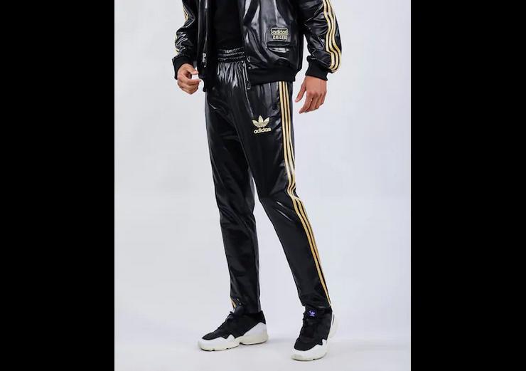Adidas Firebird Anzug Chile 62 Schwarz Gold Jacke Hose Tracksuit - Größen 56-58 / XL - Bild 3