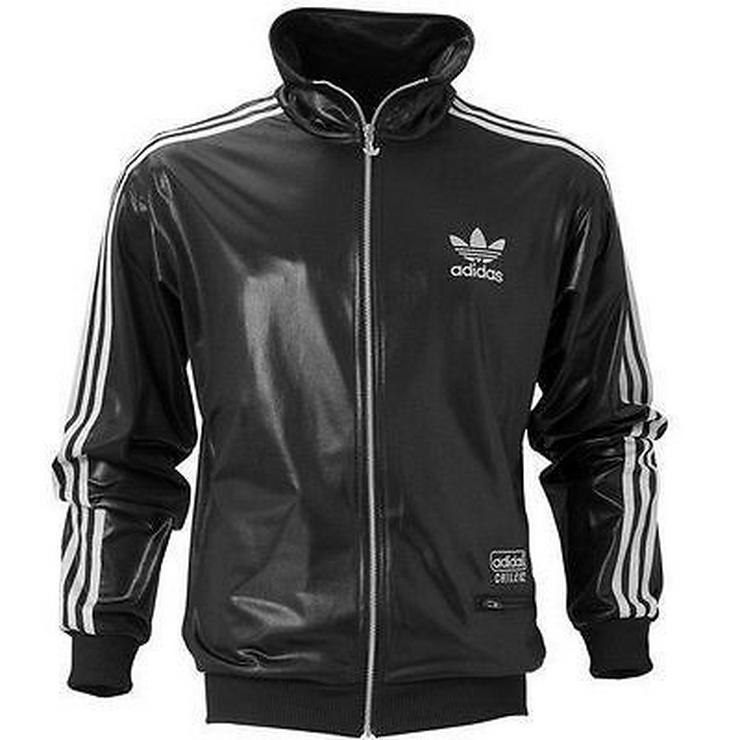 Adidas Firebird Anzug Chile 62 Schwarz Silber Hose Jacke Tracksuit Originals - Größen 56-58 / XL - Bild 2