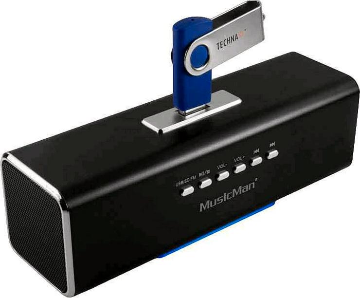 MusicMan MA Lautsprecher (MP3-Player, Soundstation & Radio, USB, - MP3-Player & tragbare Player - Bild 4