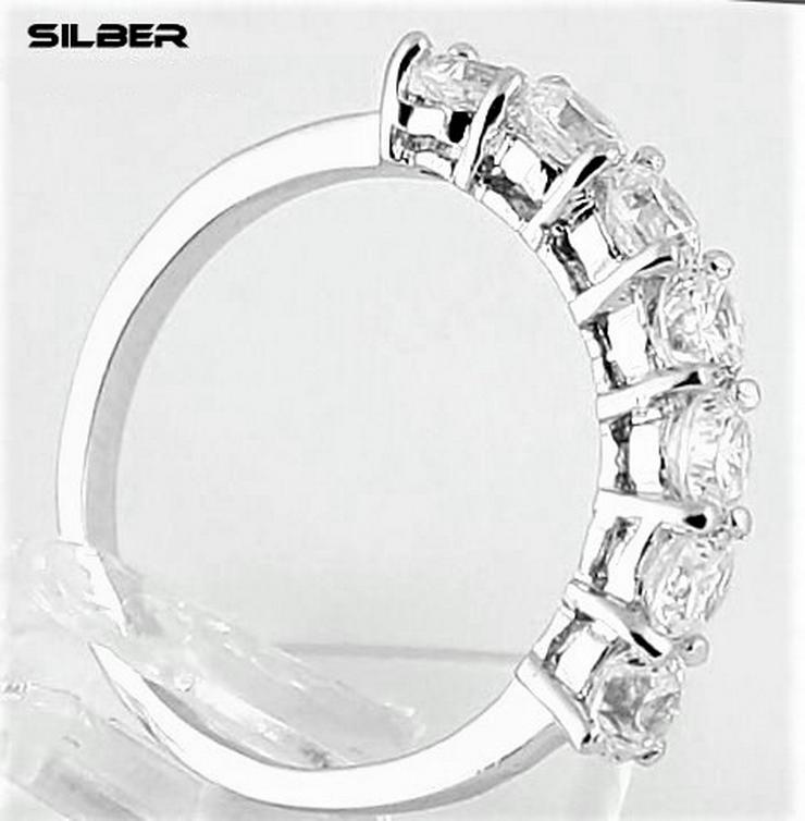 Ring Silber 925 Swarovski Kristalle Damen Neu - Ringe - Bild 3