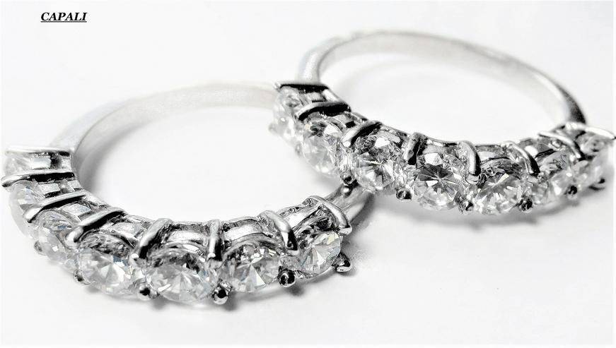 Ring Silber 925 Swarovski Kristalle Damen Neu - Ringe - Bild 2