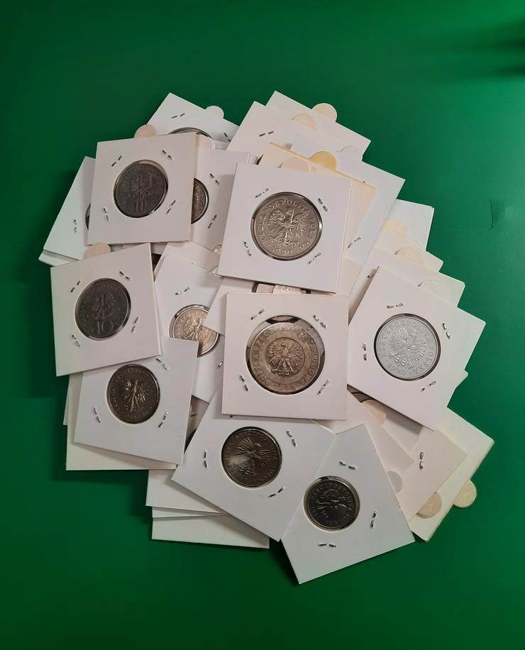 Bild 2: 60 stück alte Münzen Polen.