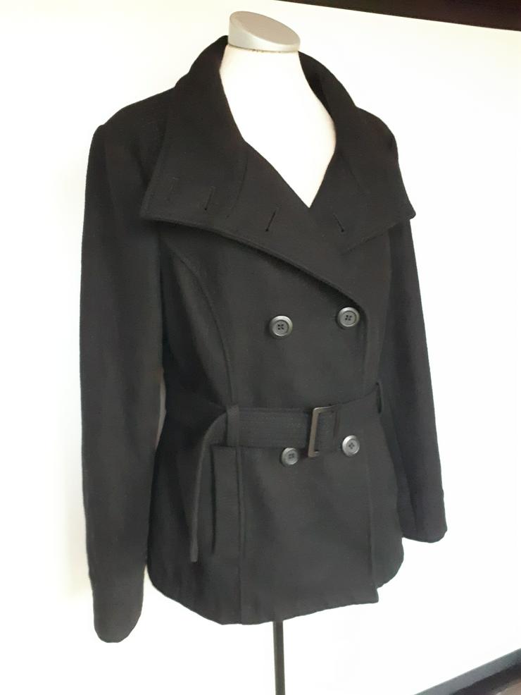 Schwarzer Mantel Marke Pimkie Größe 38 S M Kurzmantel Jacke