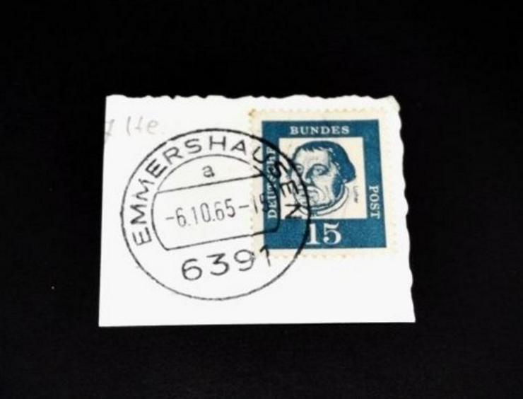 Briefmarke/n auf Papier, für Stempelsammler-Emmershausen.21-2-4-5