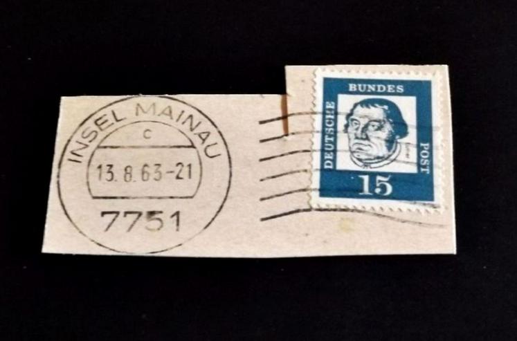Briefmarke/n auf Papier, für Stempelsammler-143-17-688--INSEL-MAINAU-1963
