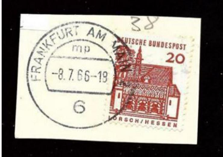 Briefmarke/n auf Papier, für Stempelsammler-FRANKFURT A.M.1966