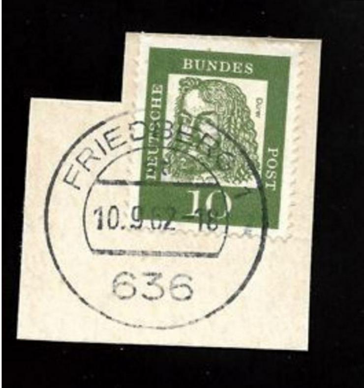 Briefmarke/n auf Papier, für Stempelsammler-FRIEDBERG-1962