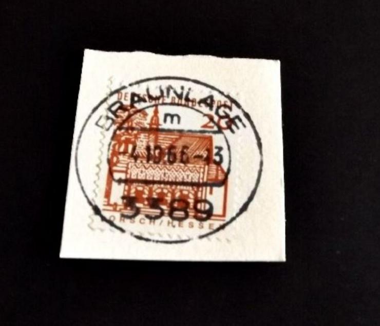 Briefmarke/n auf Papier, für Stempelsammler-Braunlage-.