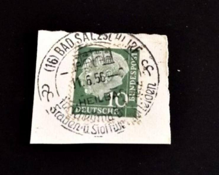 Briefmarke/n auf Papier, für StempelsammlerBAD SALZSCHLIRF-1956