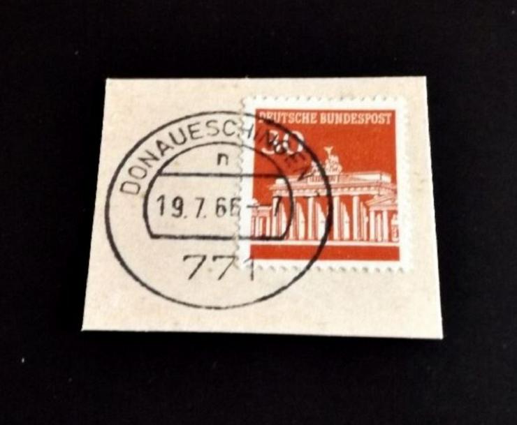 Briefmarke/n auf Papier, für Stempelsammler---Donaueschingen-1966
