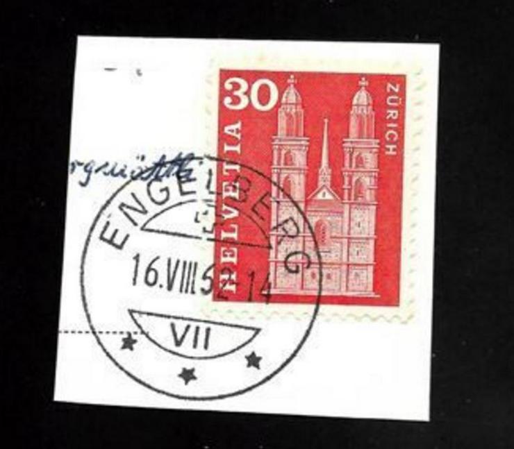 Briefmarke/n auf Papier, für Stempelsammler--Schweiz-ENGELBERG-1962