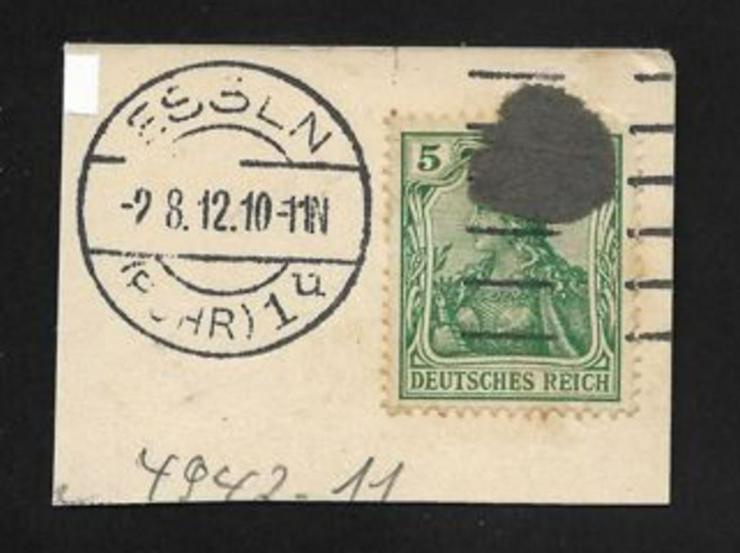 Briefmarke/n auf Papier,--für Stempelsammler-Germania--ESSEN