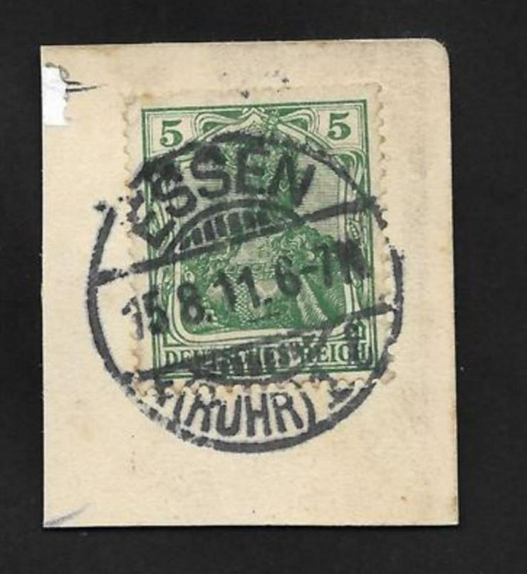 Briefmarke/n auf Papier, -für Stempelsammler-Germania--ESSEN
