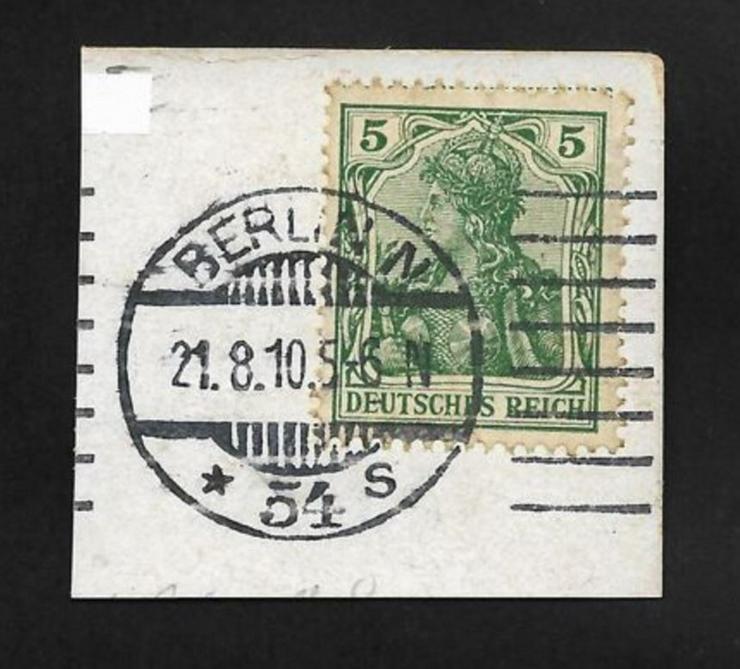 Briefmarke/n auf Papier,-- für Stempelsammler-Germania--BERLIN