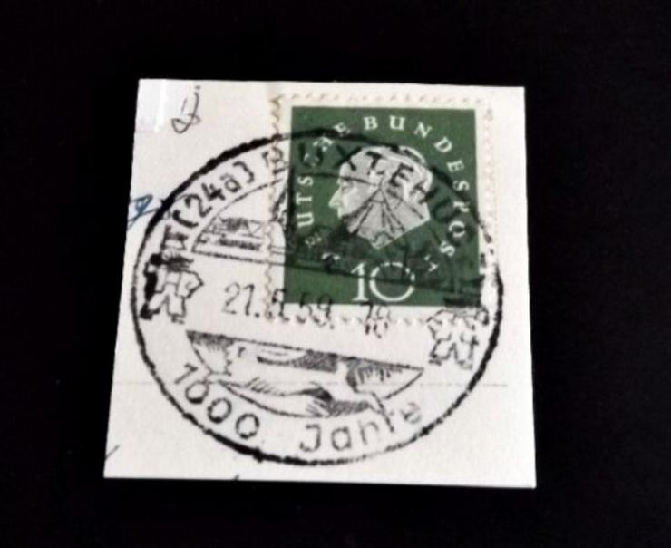 Briefmarke/n auf Papier--BRD-Buxtehude-Nr-143-7-414-