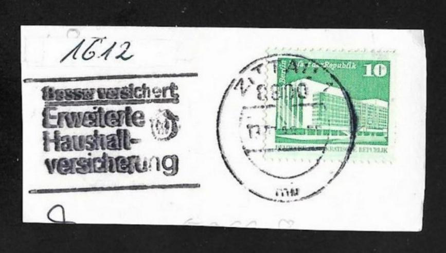 Briefmarke/n auf Papier--DDR---für Stempelsammler--Nr-84-3-9-Zittau