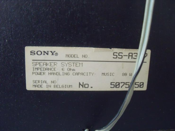 Bild 11: Boxen Lautsprecher Sony SS -A 307 6 Om .