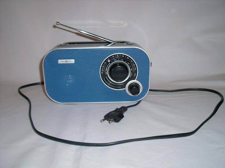 Bild 3:  1 Tragbares UKW FM AM Radio Tisch Radio tragbar Bataree.