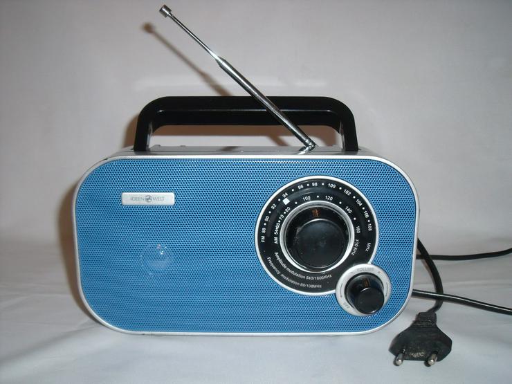 Bild 8:  2 Tragbares UKW FM AM Radio Tisch Radio tragbar Bataree.