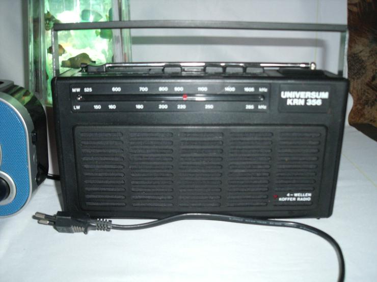  2 Tragbares UKW FM AM Radio Tisch Radio tragbar Bataree.