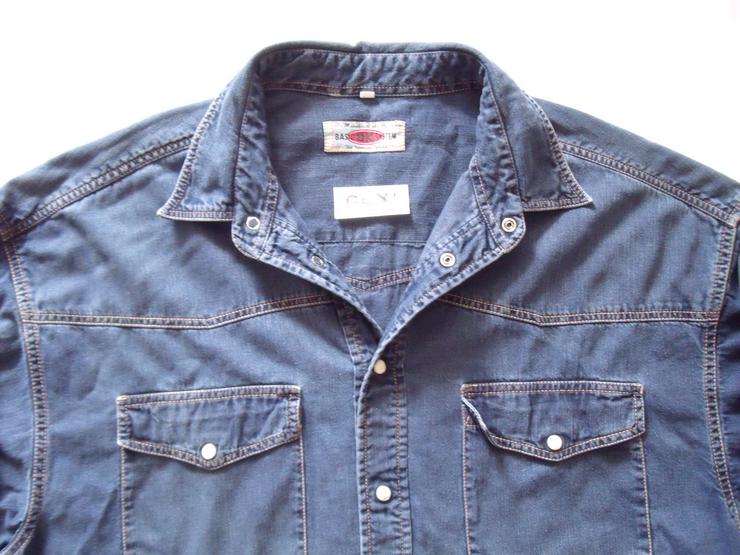Bild 4: Basik System- stylische Herren Jeans Hemd- Gr. XL Gr -50 .