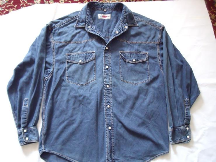 Bild 1: Basik System- stylische Herren Jeans Hemd- Gr. XL Gr -50 .